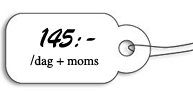145kr/dag+moms